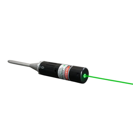 x03 green laser boresighter emitting visible green beam for precision zeroing